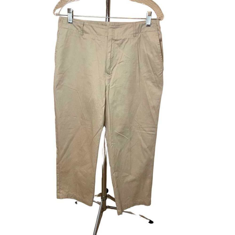 Vintage Izod Khaki Cotton Pants Sz 8